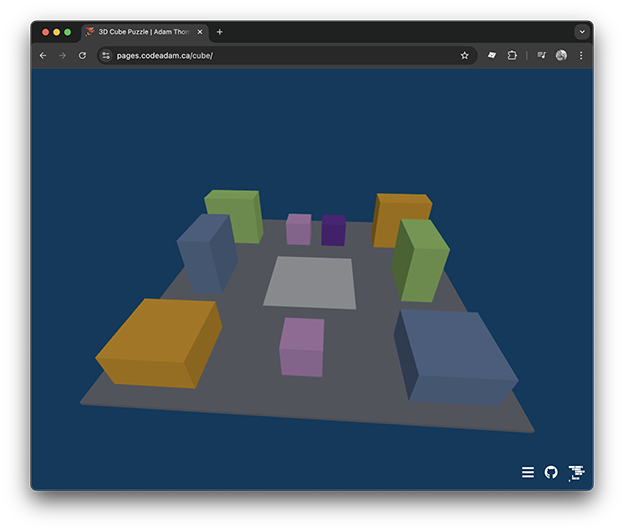 3D Cube Puzzle